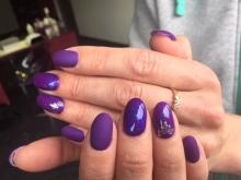 paarse nagels